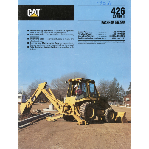 Caterpillar 426 Series 2 Backhoe Loaders